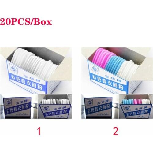 20pcs/box Fabric Chalk Colorful Erasable Sewing Fabric Markers Tailors Needlework Patchwork Accessories Clothing Pattern Chalk