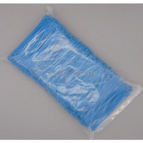 3*100 colorful cable tie Nylon cable ties blue