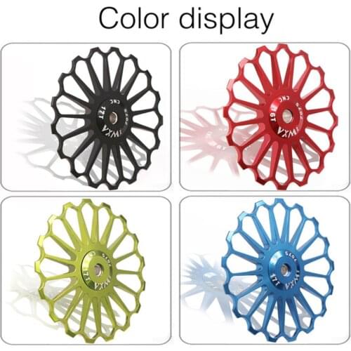 8T 10T 11T 12T 13T 14T 15T 16T 17T Ceramic Bearing MTB Bicycle Alloy Rear Derailleur Pulley Jockey Wheel Road Bike Guide Roller