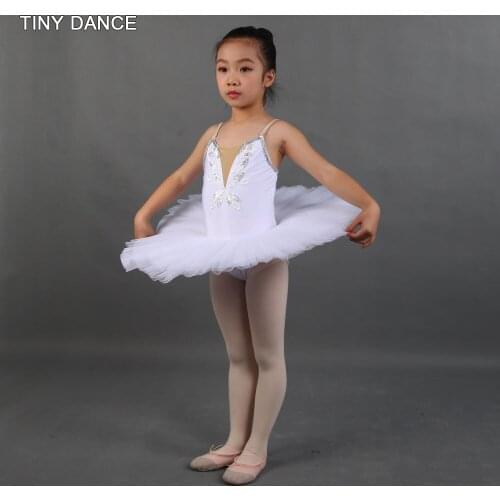 Swan White Ballet Dance Tutu Dress for Kids and Adult Professional Ballet Tutus Ballerina Performance Solo Costumes PLL007