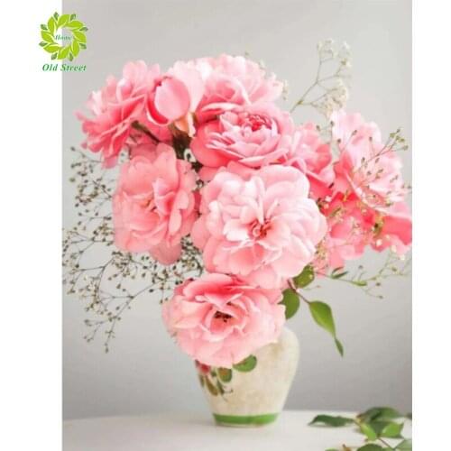 Full Dill Square Flowers Diamond Painting Picture Of Rhinestone 5D DIY Diamond Embroidery Mosaic Flowers Home Decor Gift