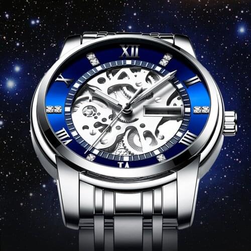 Nektom 2020 Skeleton Watch Men Top Brand Luxury Hollowing Out Analog Alloy Quartz Wrist Watches Men Watch Clock