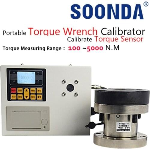 100-5000N.m Digital Torque Meter Pressure Testing Calibration Various Torques Screwdriver Set Intelligent Multifunctional Measur