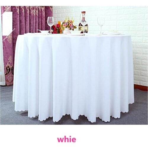 New tablecloth banquet decoration tablecloth round table cover cloth satin cloth table wedding tablecloth home