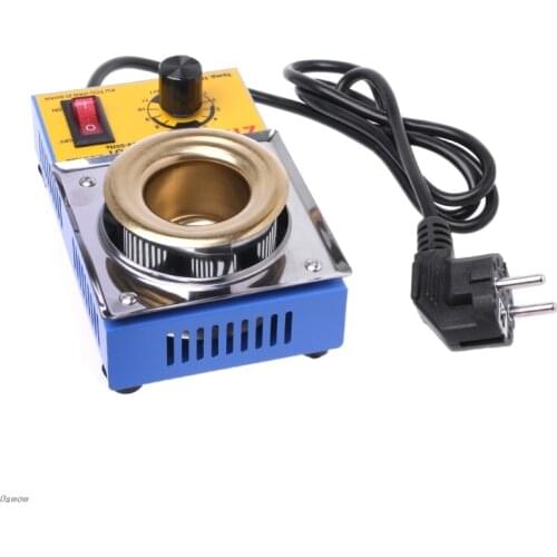 150W Solder Pot Lead-Free Adjustable Temperature Tin Furnace with EU plug 200-580 Celsius Degree