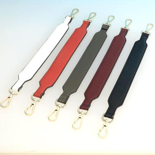 3.5cm Wide Bag Strap PU leather Shoulder Bag strap Belts For Handbag Handles Short Bag Strap DIY Replacement Bag Accessories