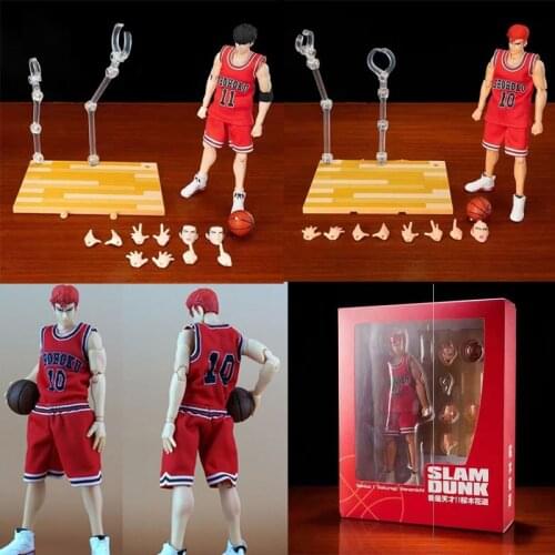 Slam Dunk Figure Hanamichi Shohoku Sakuragi Hanamichi Action Figure Model Toy Doll Gift 26cm