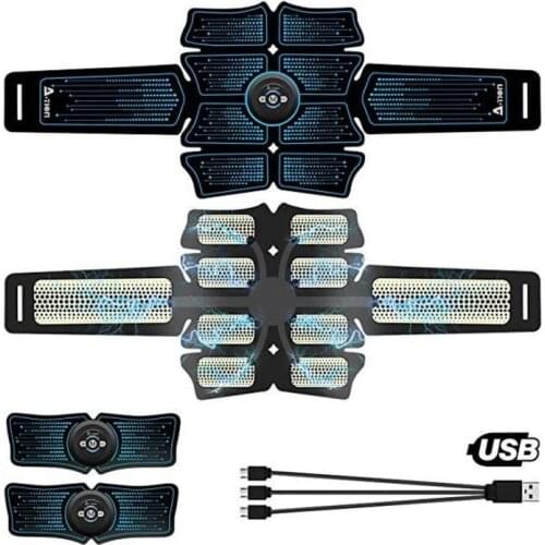 EMS Abdominal Trainer Muscle Stimulator ABS Electrostimulation Fitness Equipment Whole body muscle trainer Exercise Home Gym USB