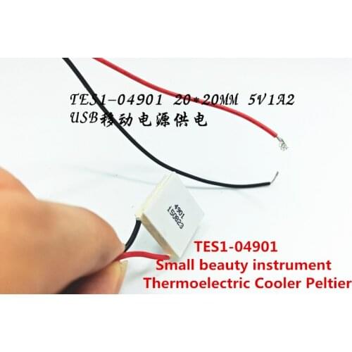 TES1-7102 instrument Thermoelectric Cooler Peltier TES1-04901 5V1A 23*23MM Power bank USB Portable Power Source Laser Cooler