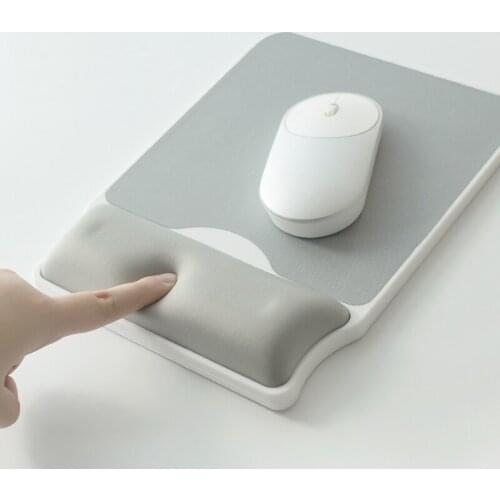 Thicken Comfort Ergonomic Rubber Gaming Working Personalized Durable Mouse Mice Pad Pads Mat with Wrist Rest