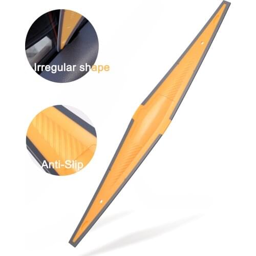 EHDIS Soft Rubber Edge Vinyl Car Squeegee Window Tint Decals Install Applicator Water Wiper Covering Film Wraps Air Remover Tool