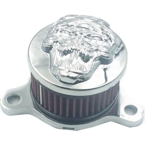 3D Skull Air Cleaner Intake Filter Motorcycle For Harley Sportster 1200 Sportster 883 2004-2014