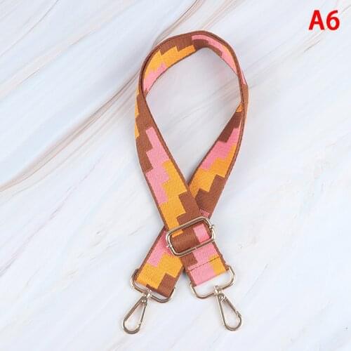 Womens bag replacement shoulder strap color waist bag single shoulder messenger bag adjustable shoulder strap