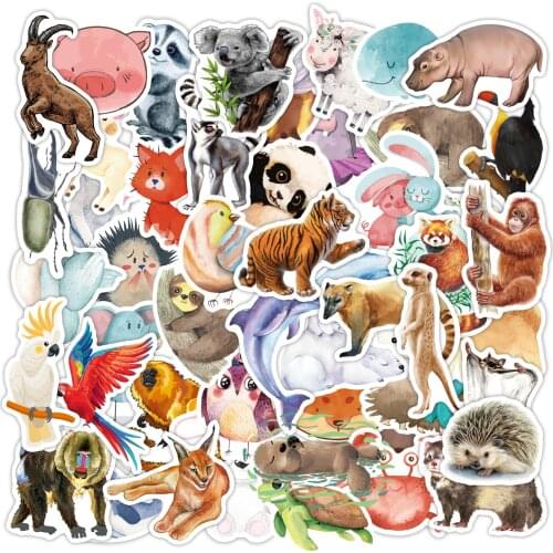160 Pcs Animals Sticker for Kids Cute Cartoon Anime Stickers Decals on Laptop Skateboard Notebook Phone Car Guitar Helmet Toy