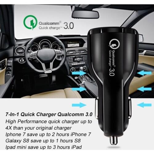 2 Ports Charging Output Saver Bowling 6A Fast Charging Car Charger Dual USB Halo Car Charge EVO Car Charger Dual USB Accessories