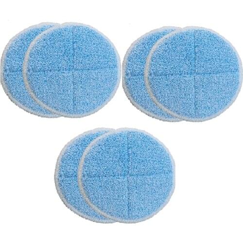 6 Pack Replacement Pads Heavy-Duty Scrub for Bissell Spinwave 2039A, 2124, 2307, 2315 Powered Hard Floor Mop