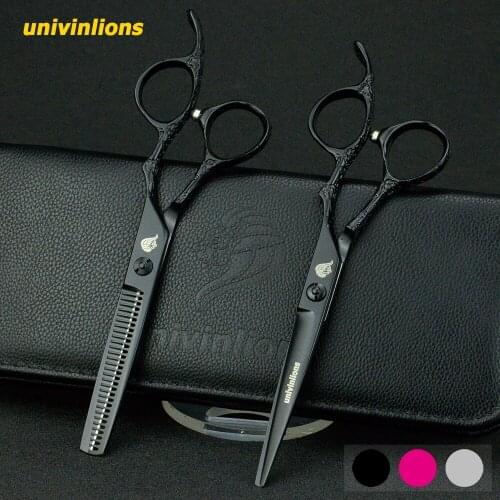6"univinlions professional hair scissors barber hairdressing scissors hairdersser japan cutting shears haricut tijeras peluquero