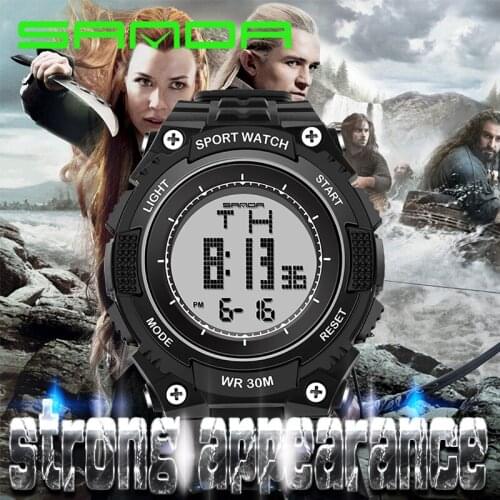 BASID Sports Mens Watches Top Brand Luxury Casual Army Military Quartz Watch Man Waterproof Male Digital Clock Wristwatches Led