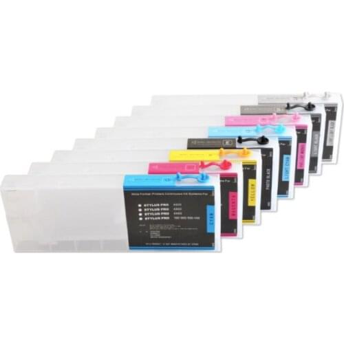 For Epson Stylus Pro 4000 Refilling Cartridge 8pcs / set