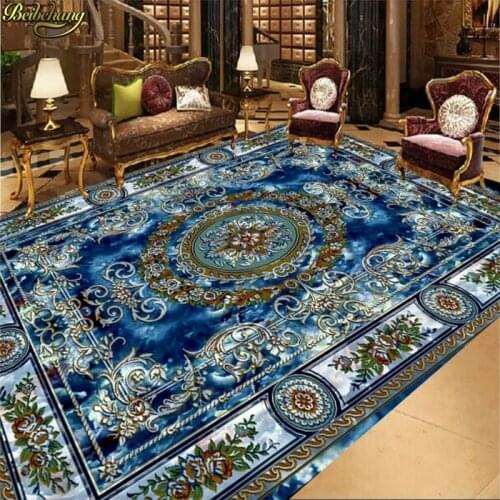 Beibehang papel de parede Custom photo floor painting wallpaper European style ceiling floor painting PVC self-adhesive floor