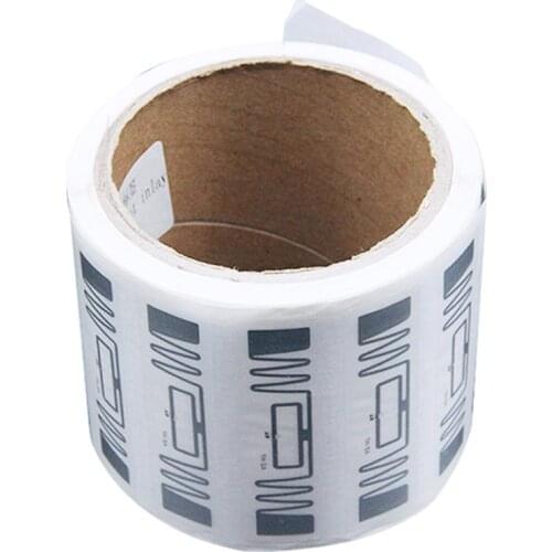 GEE-UT- H7 74mm*18 mm UHF RFID Wet Inlay 10 meter read distance - 1000 lbs/roll