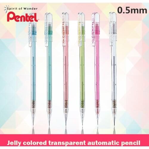 PENTEL A105 Mechanical Pencils Transparent Holder 0.5mm Writing Drawing Pencils Japanese Stationery