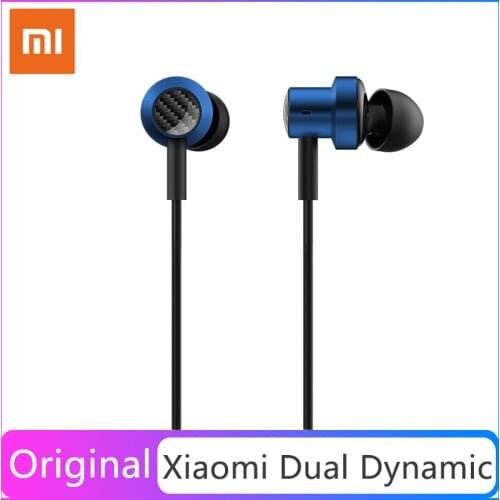Original Xiaomi Dual dynamic in-Ear Earphone Bass boost 3.5mm Earphone Magnetic ear shell For Xiaomi Phone