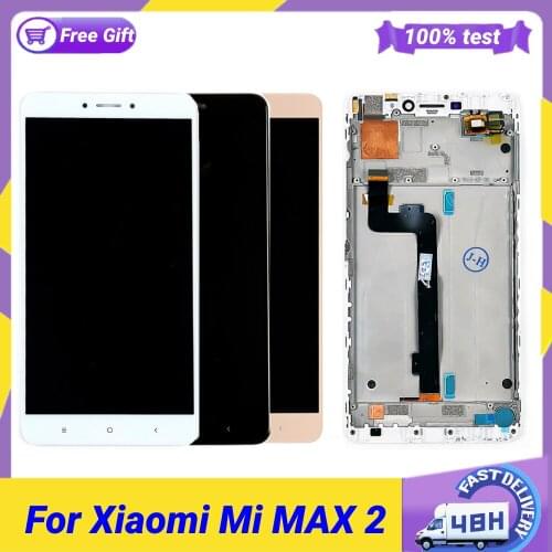 Original LCD For Xiaomi Mi Max 2 LCD Display Touch Screen Digitizer Assembly Replacement For Mi MAX2 LCD Frame