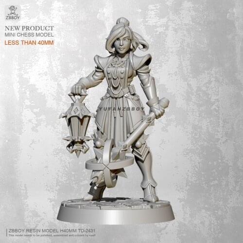 H40mm Resin model kits figure self-assembled TD-2431