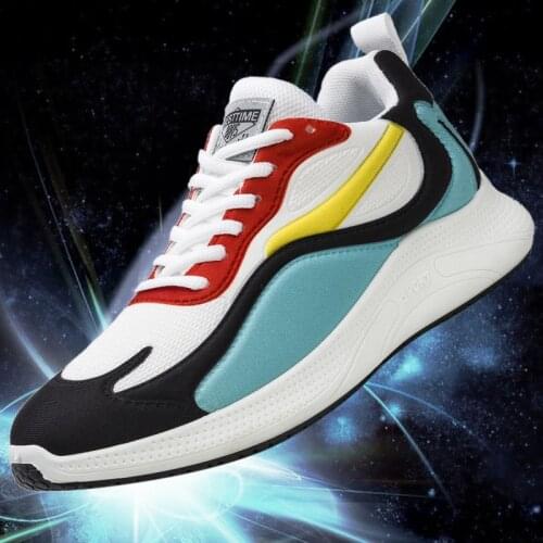 Mannen Vlam Gedrukt Sneakers Vliegende Weave Sportschoenen Comfortabele Loopschoenen Outdoor Mannen Sportschoenen