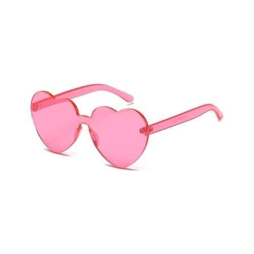 Fancy Love Women Red Heart Fashion Hearts Sunglasses 2020 Plastic Men UV400 Glasses