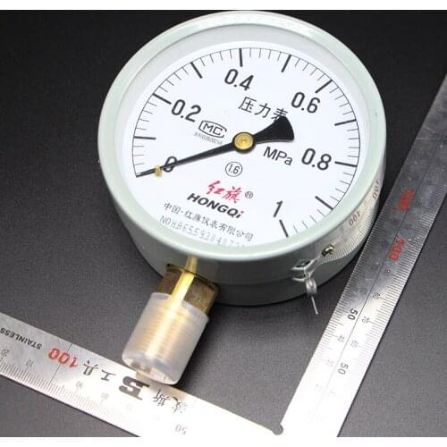 Y-100 Vacuum Gauge Air Manometer General Pressure Gauge 0-1Mpa