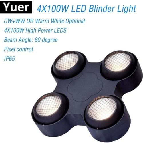 LED COB 4 Eyes 4X100W Blinder Lighting DMX Stage Lighting Effect DMX Controller Club Show Night DJ Disco Stage Lighting luces