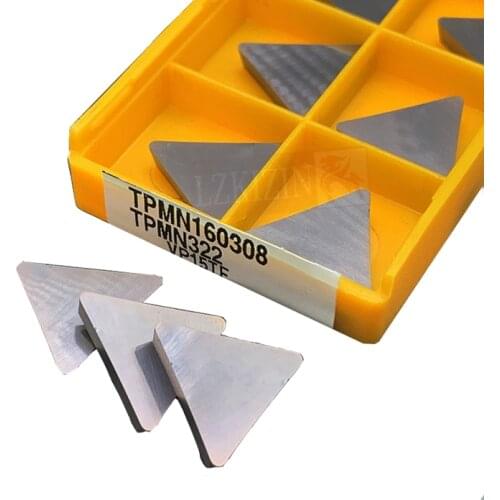 Inserts TPMN160308 VP15TF original Carbide insert CNC metal lathe cutter tool TPMN 160308 Machine Cutting Tools Stainless steel
