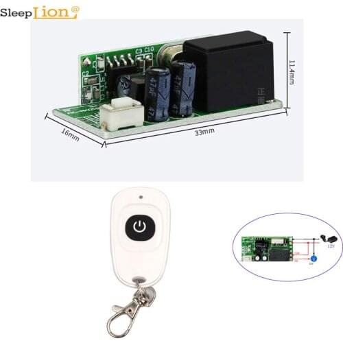 Universal Wireless Remote Control Switch 12V 1CH RF Relay Switch 12V Micro Module learning code Transmitter Remote 315MHz 433MHz
