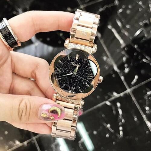 Top Quality Luxury lady Crystal Watch Women Men Dress Watch.Fashion Gift Rose Gold Watches Female Stainless Steel Wristwatches