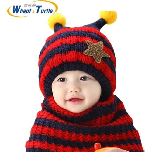 Wheat turtle Winter Hats For Babies