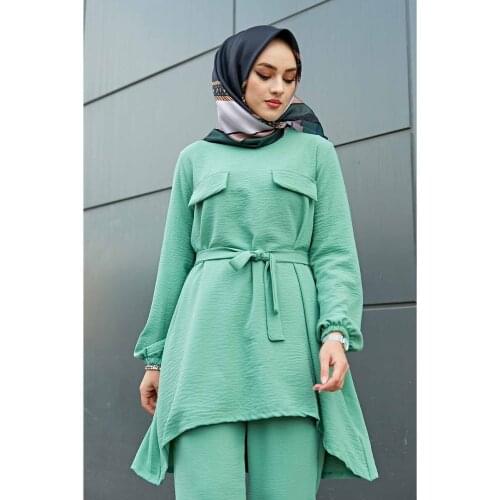 Kuqa Ayrobin Team abayas muslim sets modest clothing turkey dresses for women hijab dress muslim tops islamic clothing abaya isl