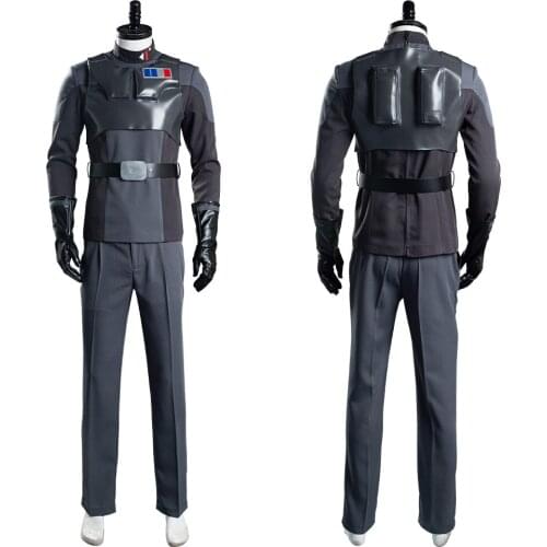 Star Cosplay Rebels Agent Kallus Cosplay Costume Men Uniform Suit Tops Pants Outfits Halloween Carnival Suit Boy Xmas Gift