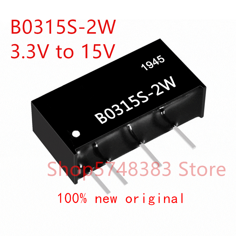 1PCS/LOT 100% new original B0315S-2W B0315S 2W B0315 3.3V to 15V isolation power supply