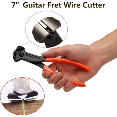 7 Inch Professional Guitar Fret Wire End Cutter Luthier Tool Nipper Puller Plier String Scissors