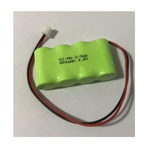 Free ship 2pcs/lot ni-mh 2/3aa 4.8V 800mah ni-mh rechargeable battery pack Fire emergency lighting battery nimh battery