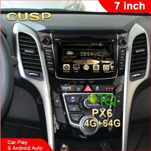 CUSP Android 10.0 Car dvd player for Hyundai I30 Elantra GT 2012 2013 2014 2015 2016 2 Din Car Radio gps stereo Multimedia Audio