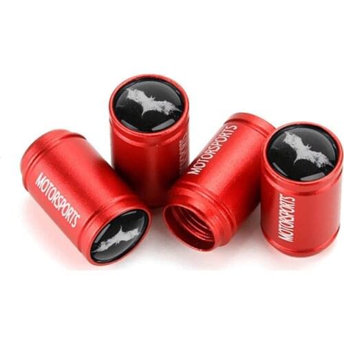 Car Wheel Tire Valve Caps Bat Badge Anti-theft Tyre Air Valve Stem Cover For Daihatsu Auto Styling Accessories Dustproof Protect