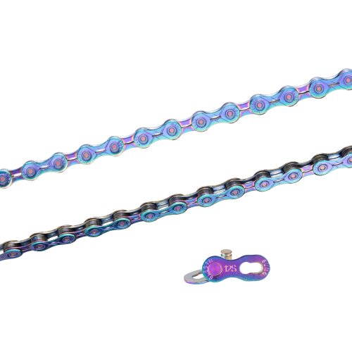 MTB 12 Speed SLR Bike Chain 12s Colorful Road Bicycle ultralight Durable Missing links Rainbow Chains For Parts K7 Mountain Bike