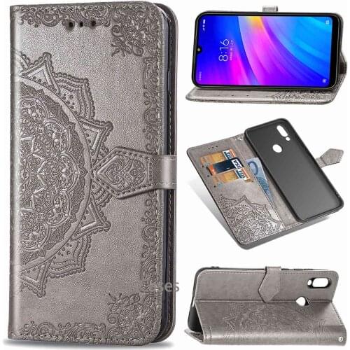 For Coque Xiaomi Redmi 7 Case Flip Leather Wallet Phone Cover Redmi 7 Case Luxury card slot holder stand flip Cover fornite