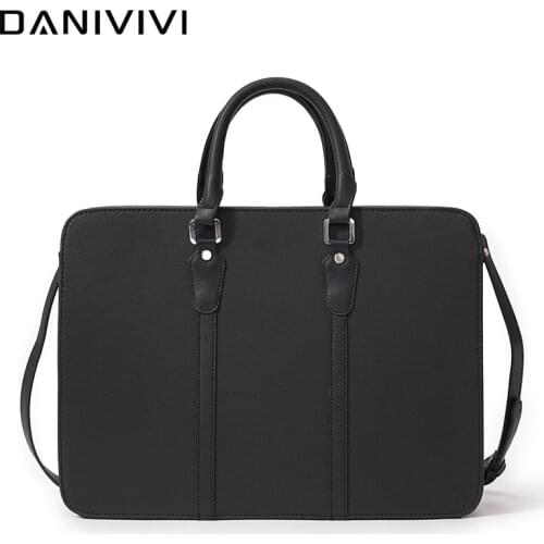 Mens Handbag Business Briefcases Large Capacity Laptop Bag for Men Documents Black Hand Messenger Bags Man Tote Bolsos Hombre