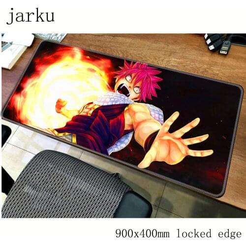 Fairy Tail mouse pad gamer 900x400mm notbook mouse mat gel gaming mousepad Professional pad mouse PC desk padmouse accessories