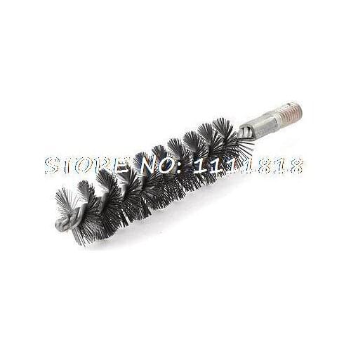 30mm Diameter Stainless Steel Round Wire Tube Cleaning Brush M12 Thread
