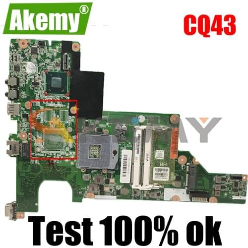 For HP Pavillion CQ43 CQ57 01015FY00-388-G 646177-001 HM65 PGA 988B Notebook motherboard Mainboard full test 100% work